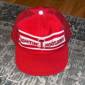Vintage Red Fightin' Hoosiers Trucker Hat